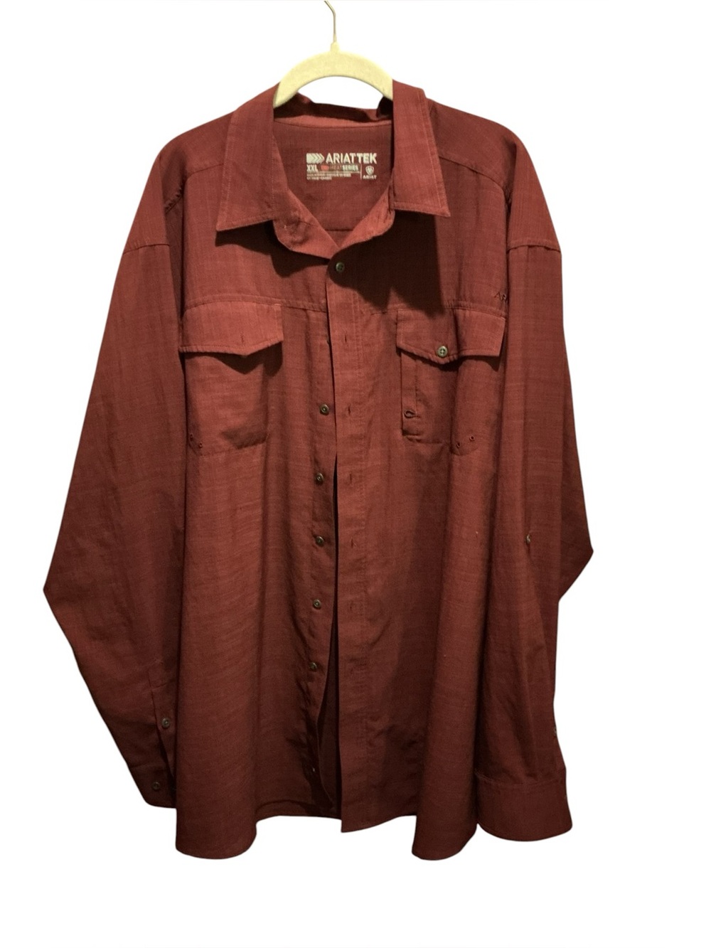 ARIATTEK  Mens Heat Series LongSleeve, button down Shirt